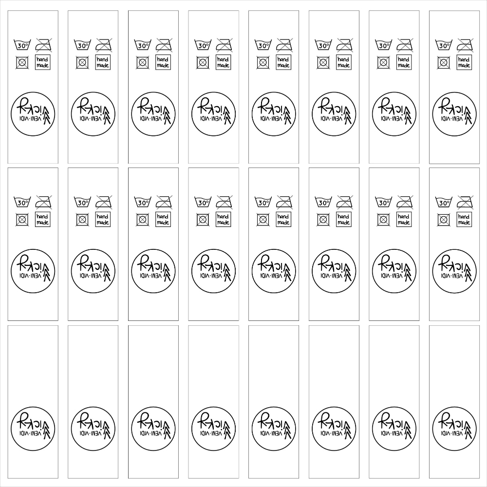 Create your personal sewing tags | veni vidi vicky