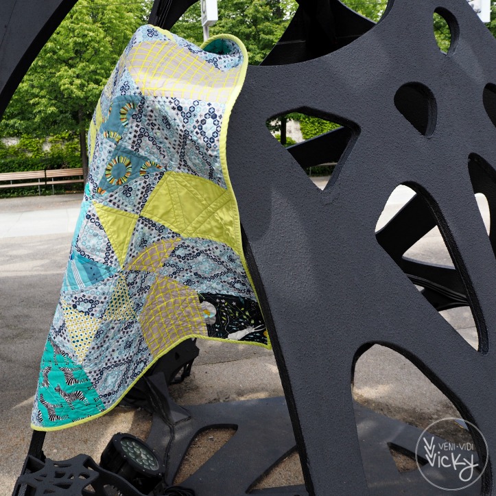 Wherever You Will Go - baby quilt - veni vidi vicky