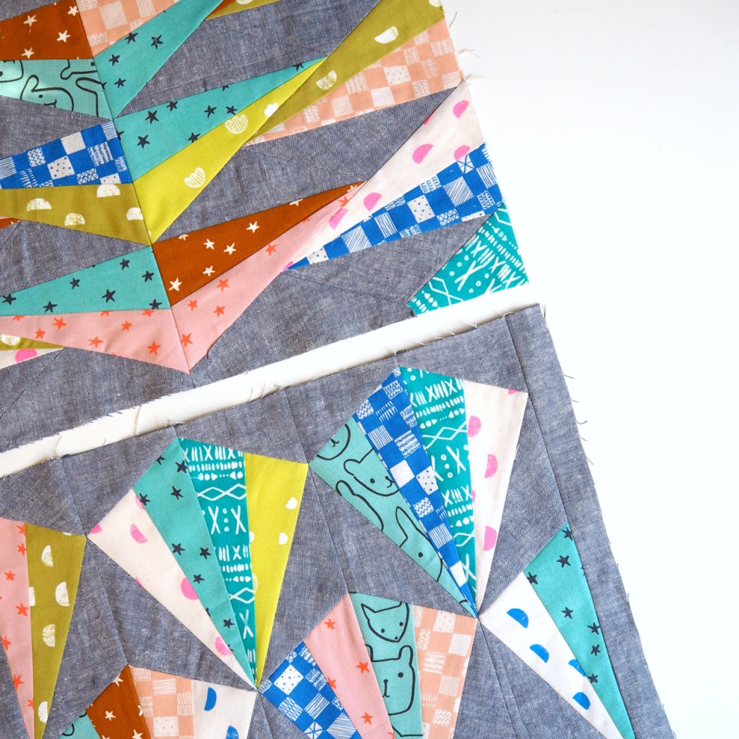 Hexie Tiles in printshop | veni vidi vicky quilts